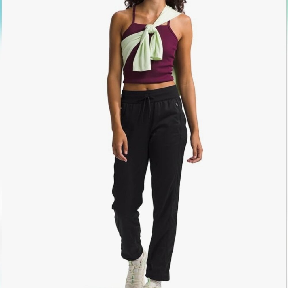 The North Face Women's Black Drawstring Track Pants - Picture 1 of 10